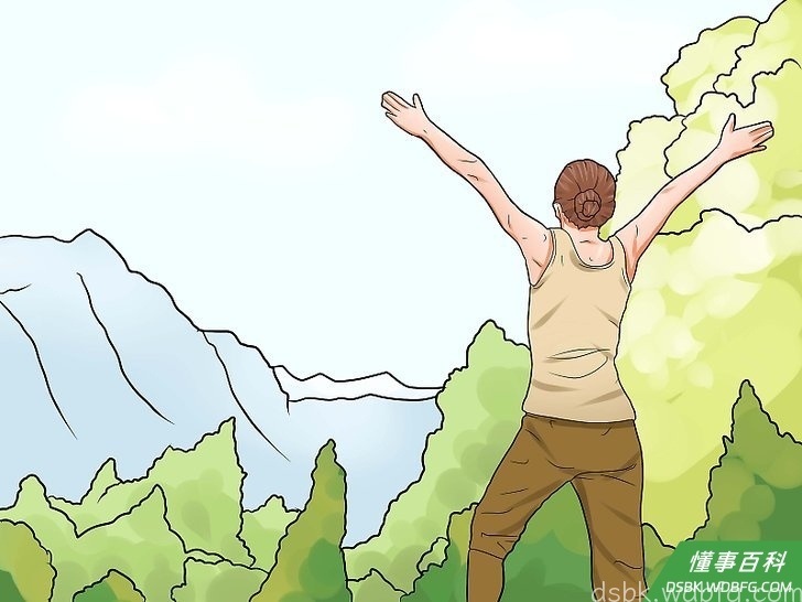 Step 6 感激大自然。