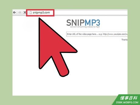 Step 1 访问YouTube转换网站。