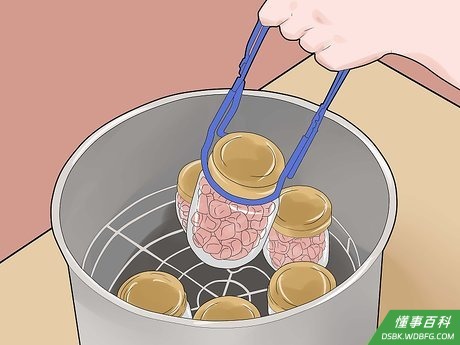 Step 5 把瓶子从压力罐中取出放到桌面上。