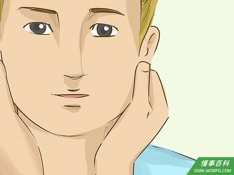 Step 3 用右手摸左耳垂。