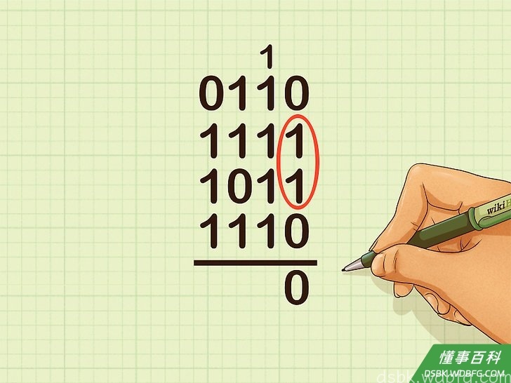 Step 2 计算一位栏。