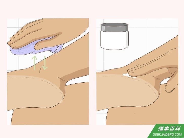 Step 6 擦干皮肤，并做好保湿。