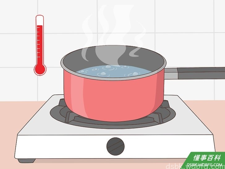 Step 1 烧一盆水沸水。