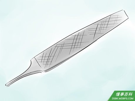 Step 12 用锉刀进一步加工细节。