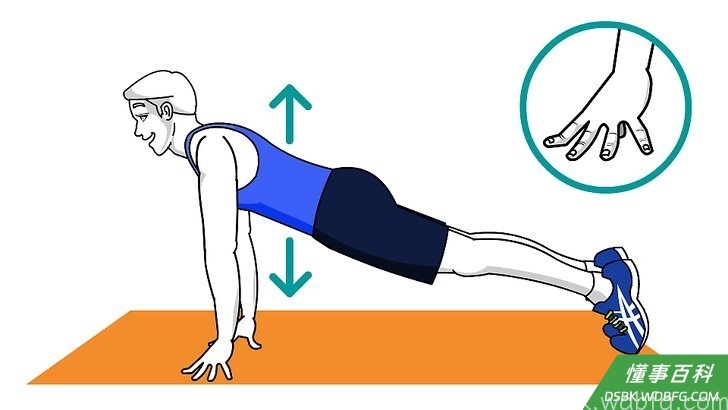 Step 7 做指尖俯卧撑。