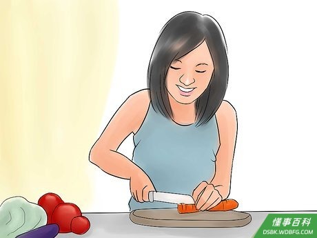 Step 2 在家里练习做饭。