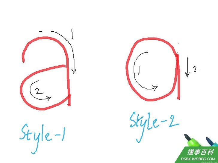 Step 1 字母a：