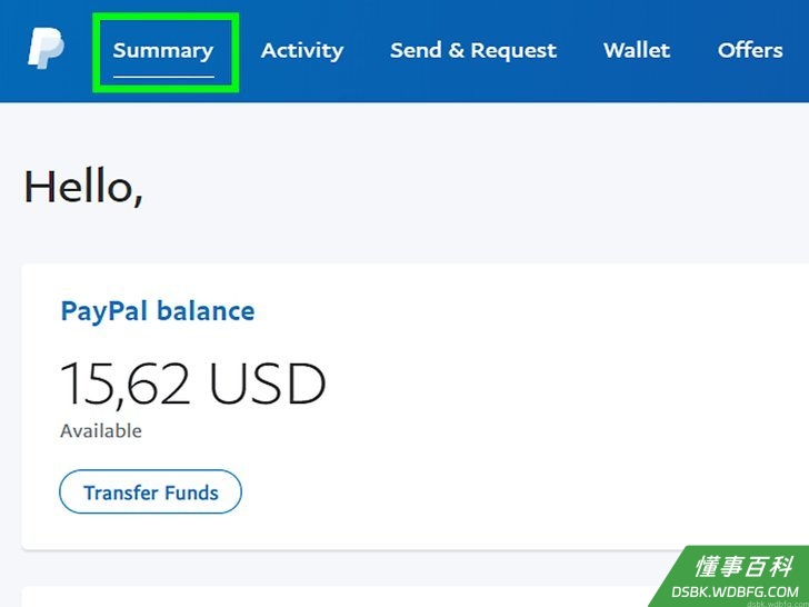 Step 4 点击我的PayPal。
