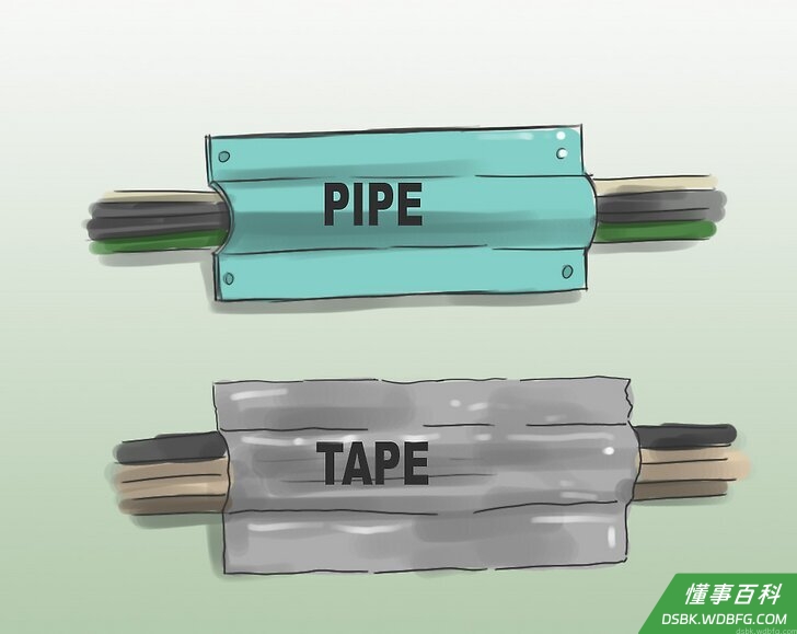 Step 9 小心电线和彩灯。