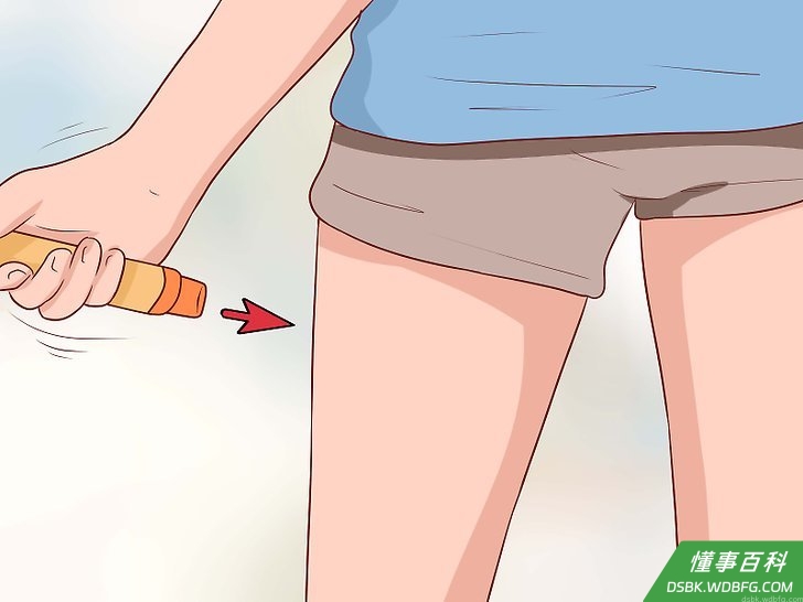Step 2 将药物注射到大腿外侧中部的肌肉部位。