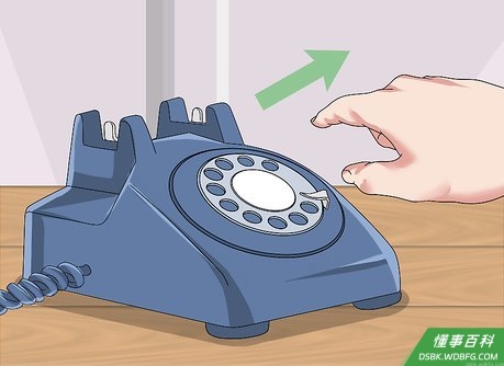 Step 5 松开手指,等拨盘回转归位。