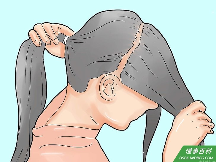Step 2 如果用假发，就要先分理修剪一下。
