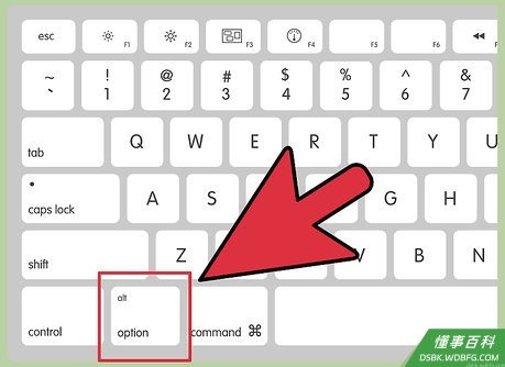 Step 3 在你听到启动声时,立刻按下“Option”键。
