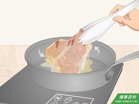 Step 2 煎牛排。