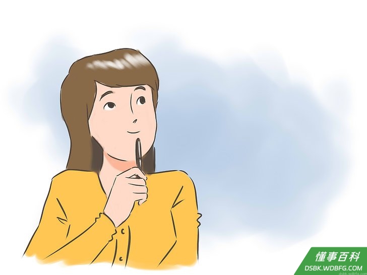 Step 3 列上你可能想在歌词里写的东西。