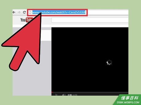 Step 2 导航至YouTube,找到你想下载的歌曲。