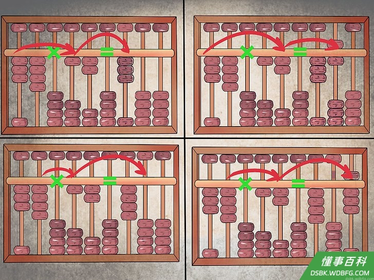 Step 3 按照正确的顺序记录下乘积。