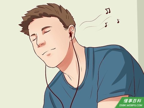 Step 6 听舒缓的音乐。