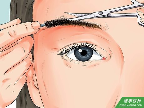 Step 2 修眉毛。