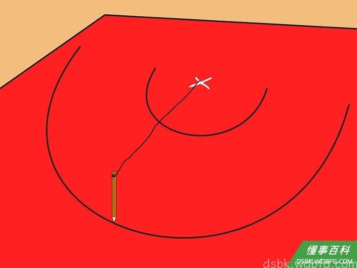 Step 6 画出外圈边缘: