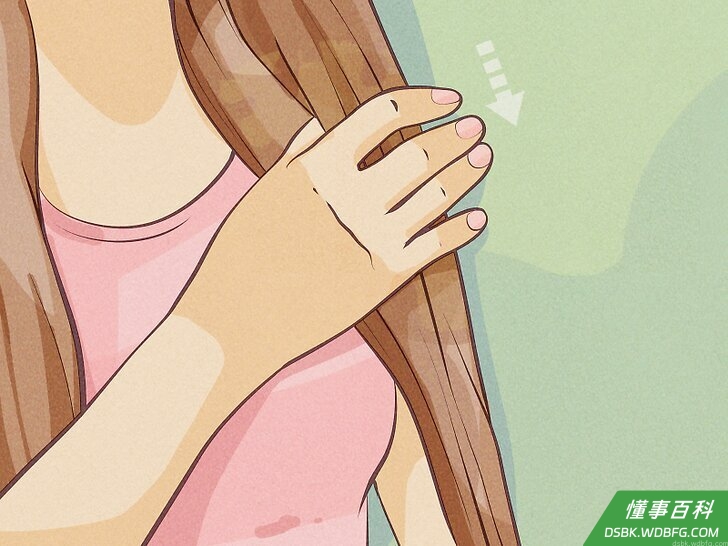 Step 5 从头到尾地护理头发。