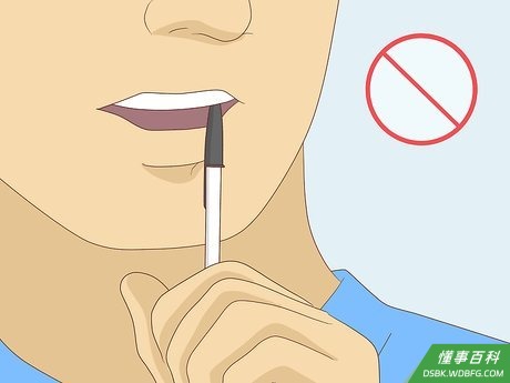 Step 6 不要咬食物以外的东西。