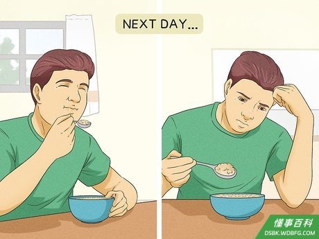 Step 2 留意食物给你带来的身体感受。