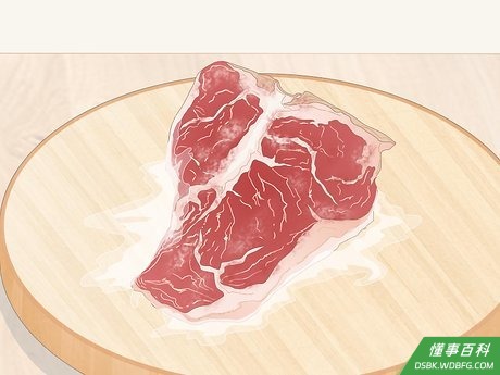 Step 2 牛排解冻。