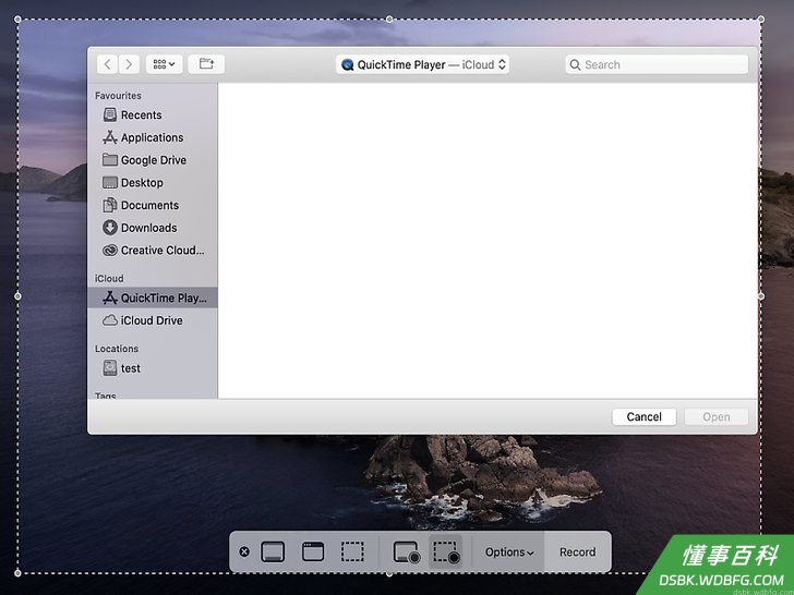 Step 3 点击Quicktime Player.app，在Mac电脑上启动Quicktime播放器。