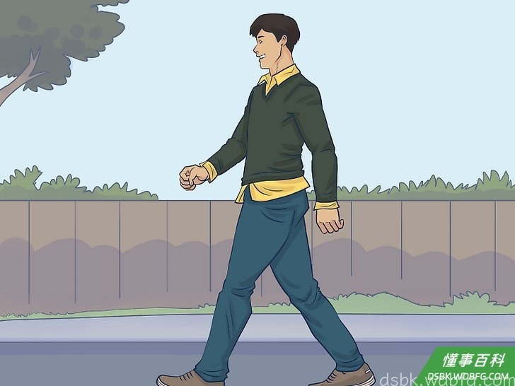 Step 3 走路的方式要显现出你的骄傲。