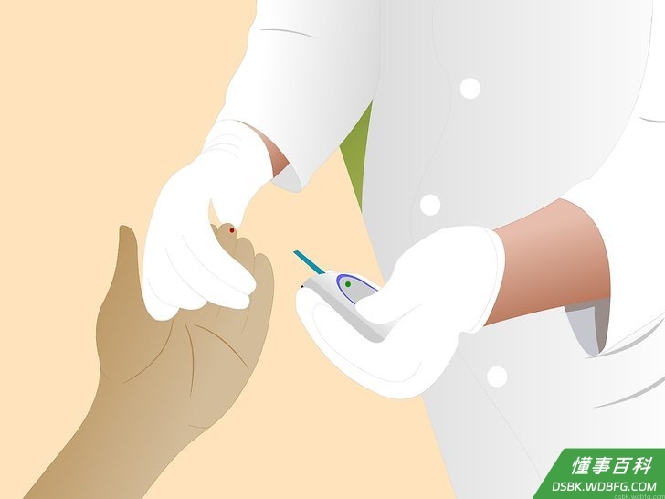 Step 2 等护士给你测血红蛋白。