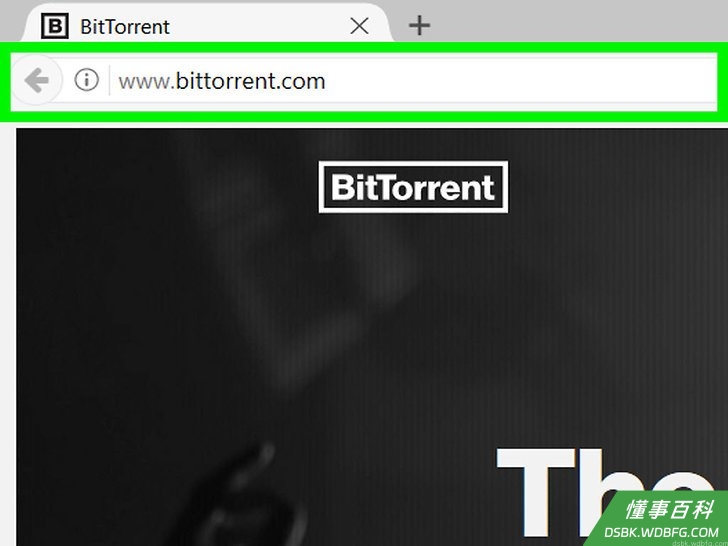Step 1 打开BitTorrent网站。