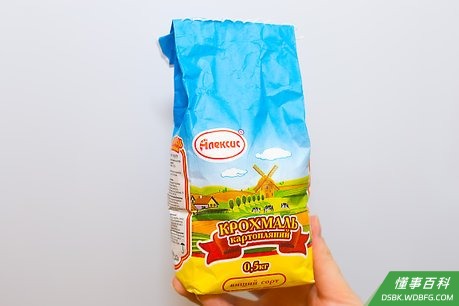 Step 1 用玉米淀粉代替面粉。