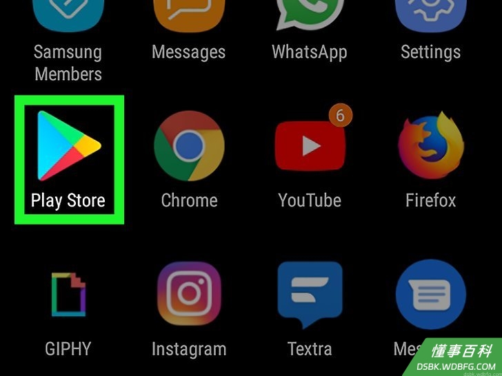 Step 1 在安卓设备上打开Google Player商店。