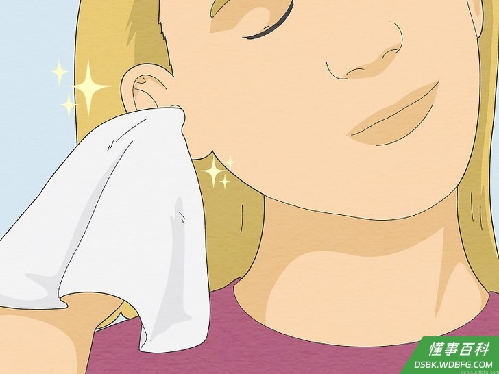 Step 4 清洗双手和耳朵。