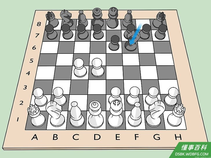 Step 2 将王那一侧的马走到f6。