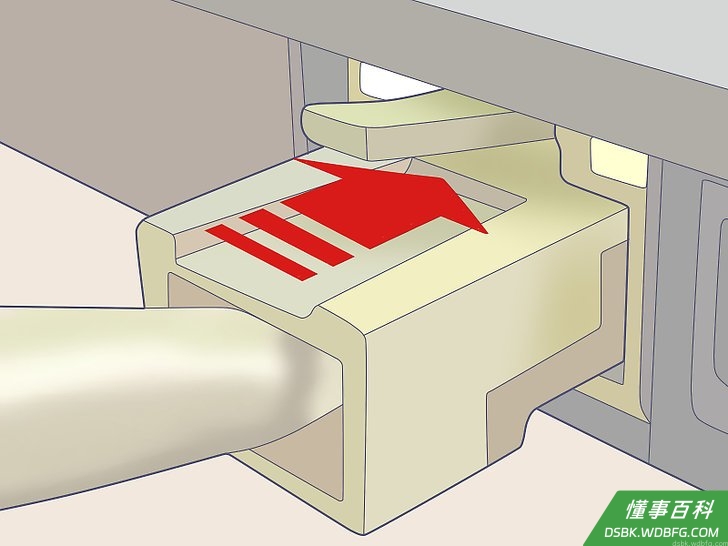 Step 3 连接以太网电缆。