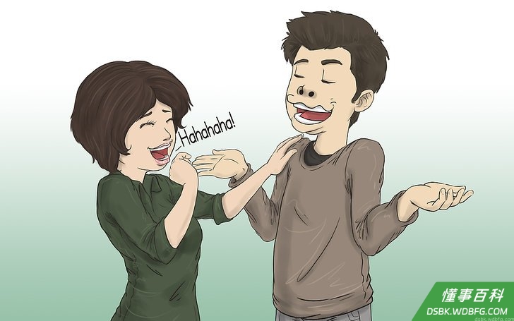 Step 1 逗她开怀大笑。