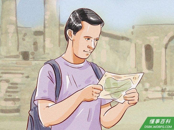 Step 5 步行至位于波塔玛瑞娜的庞贝主入口。