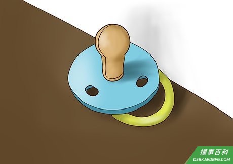Step 4 使用安抚奶嘴。