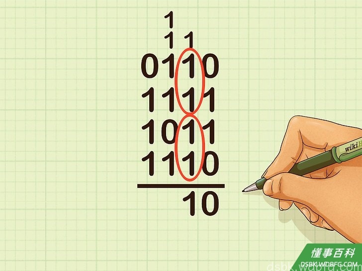 Step 4 计算二位栏。