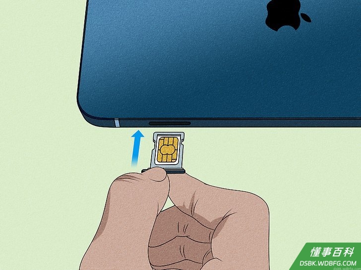 Step 1 将SIM卡插入iPhone。