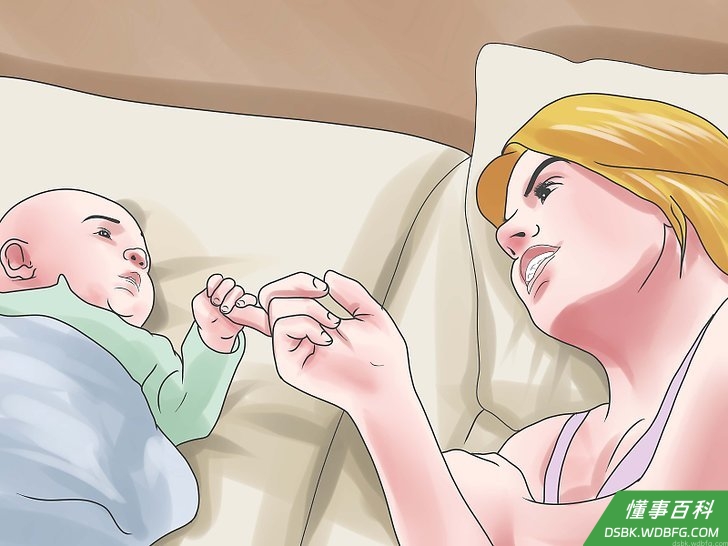 Step 4 也许，一些父母和宝宝同床睡能睡得更安稳些。