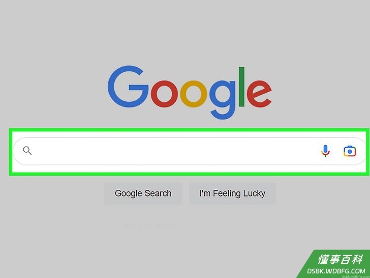 Step 1 进入Google主页并输入你的搜索内容。