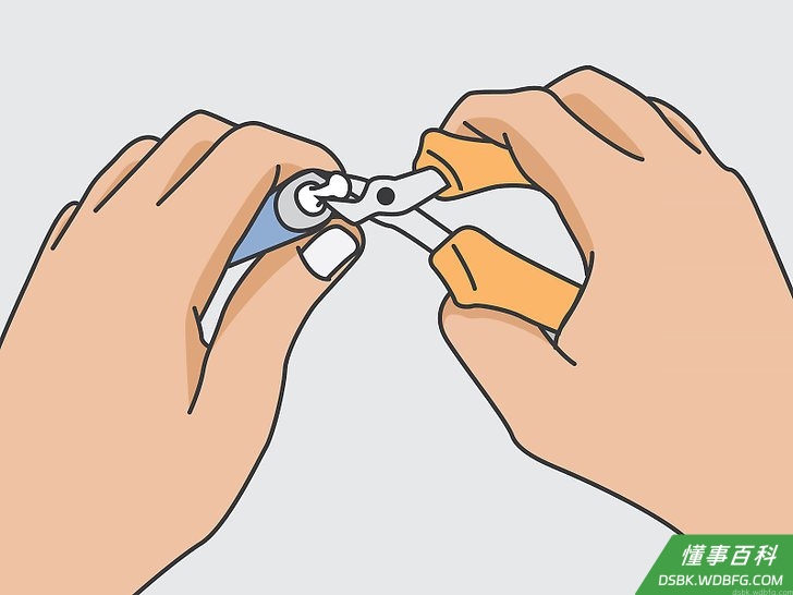 Step 6 必要时,你可以去掉图钉的钉帽。