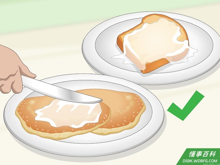 Step 5 用椰子油代替黄油抹在烤面包或薄煎饼上。