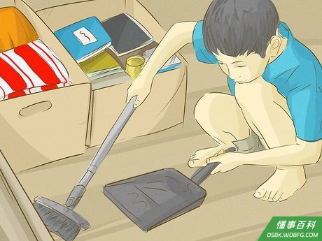 Step 1 打扫房间。