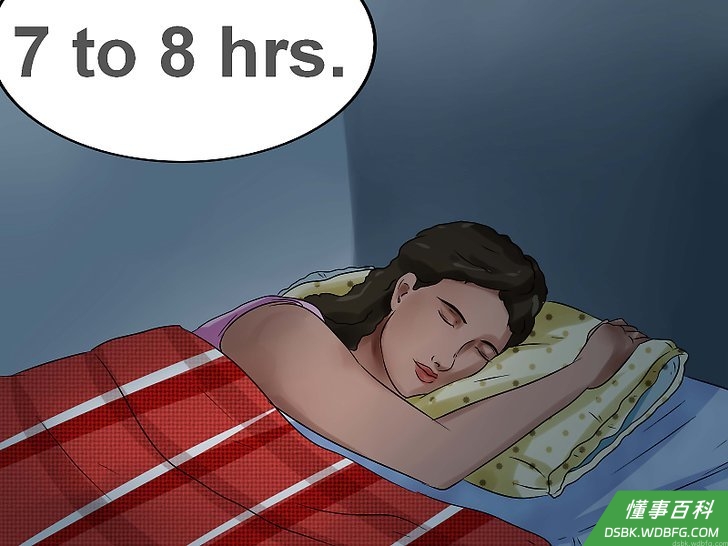 Step 6 晚上休息好。
