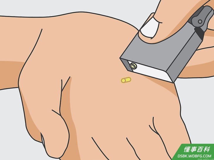 Step 3 拆下火石。