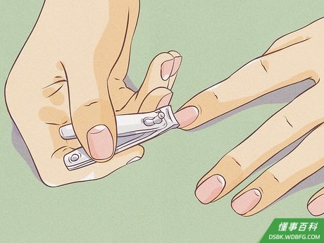 Step 3 护理指甲。